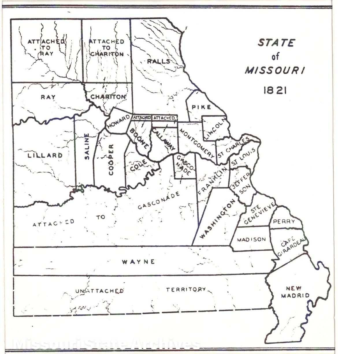 Map - Missouri Legends